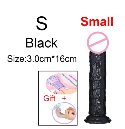 black dildo all sizes