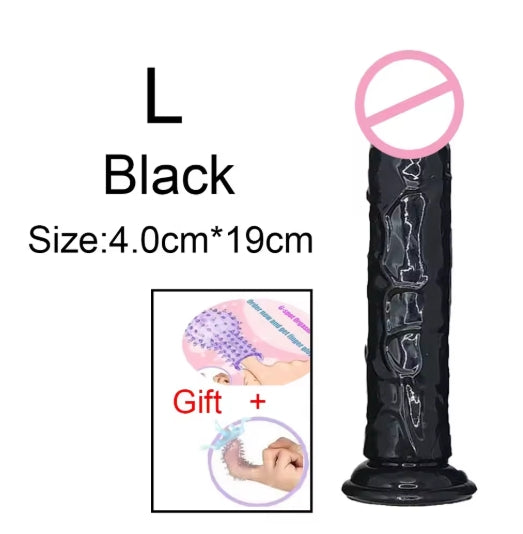 black dildo all sizes