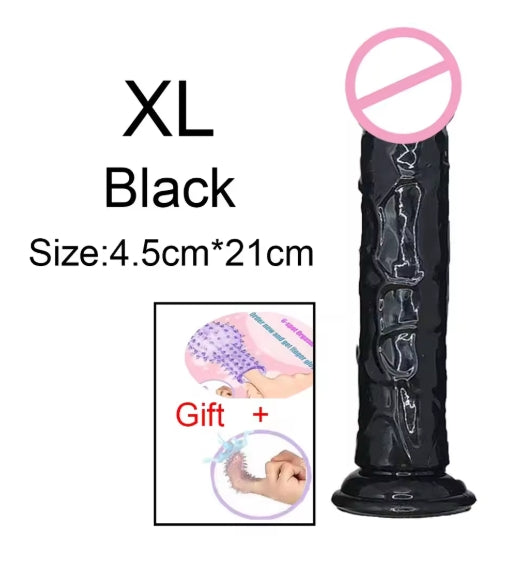 black dildo all sizes