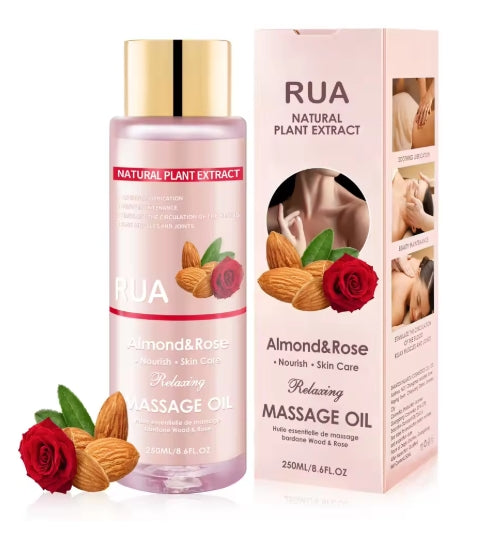 Almond and Rose Massage Oil